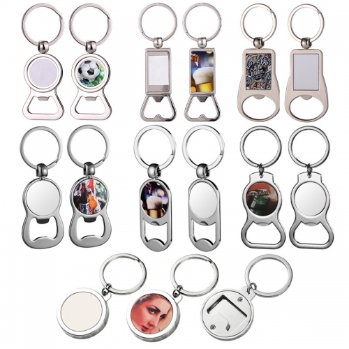 Sublimation Bottle Opener Keyrings