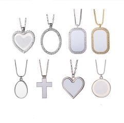 Sublimation Pendant Necklace