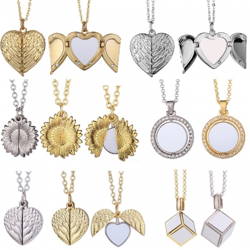 Sublimation Necklaces Jewelrys Angel Wing