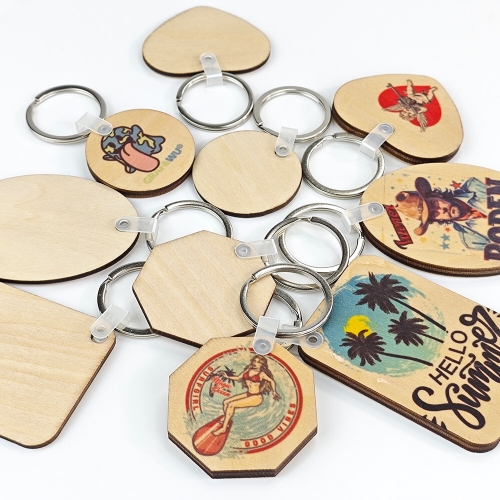Plywood Sublimation Keychain