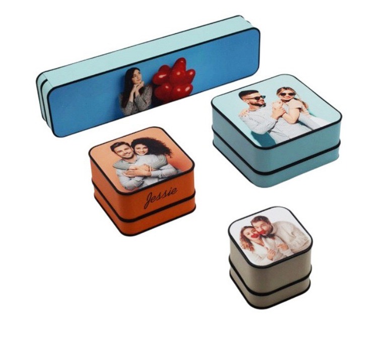 Leather Sublimation Jewelry Cases Box Organizer