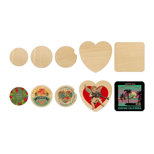 Plywood Sublimation Coasters