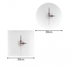 20cm 30cm Sublimation Glass Clock