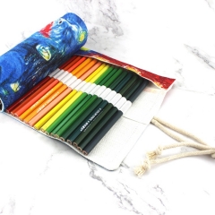 Sublimation Pencils Set with Roll up Canvas Case