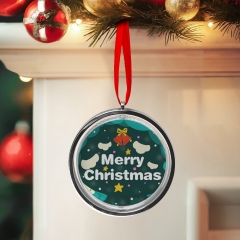 Sublimation Rotatable Christmas Ornament