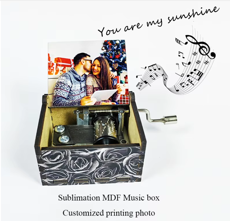 Hand Made Sublimation MDF Music Box Blanks
