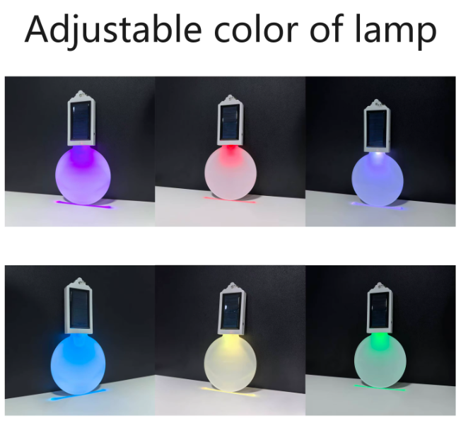 Solar Rechargeable Sublimation Xmas Ornament Light