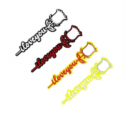 I love you Sublimation Roses Flowers