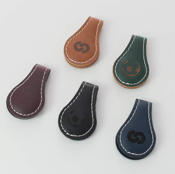 Laser Engraved Leather Book Clip