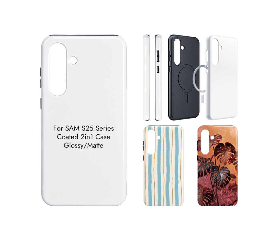 S25 Magsafe 2 in 1 Coated Sublimation Cases