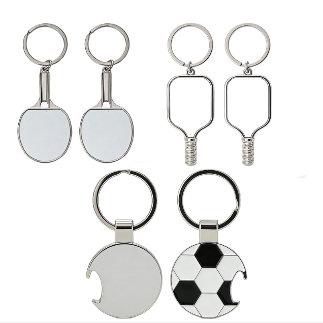 Sublimation Soccer World Cup Keychain