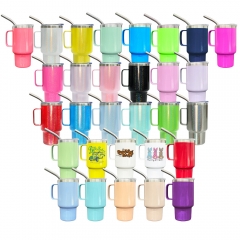 3oz Sublimation Mini Tumblers handled