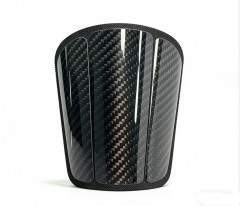 S M L Flexible Carbon Fiber Soccer Shin Guards Shin Pads