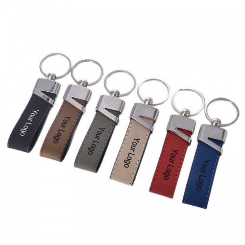 Laser Engraving Leather Keychain