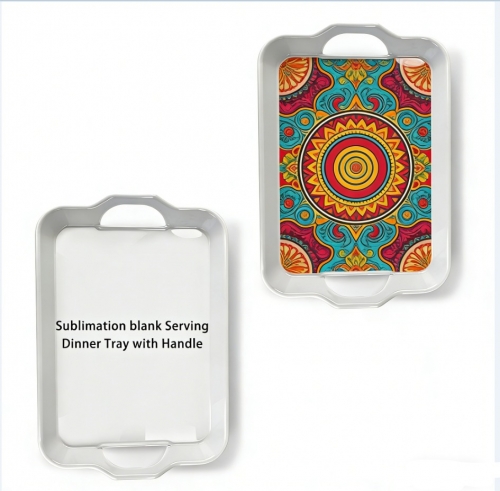 3D Sublimation Blank Serving Dinner Tray