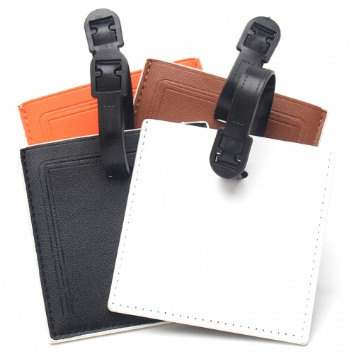 Leather Sublimation Luggage Tag