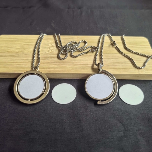 Sublimation Rotating Necklace