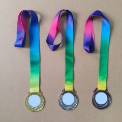 Gold Silver Copper Sublimation Medal
