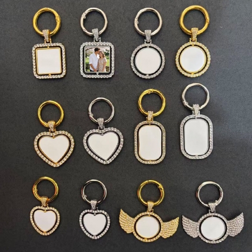 Diamond Sublimation Keyrings