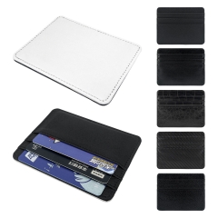 Leather Sublimation Card Holders Wallets