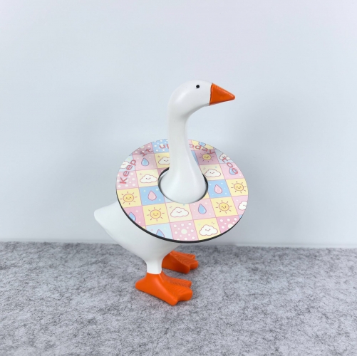 Sublimation MDF Desktop Goose Welcome Signage Circle
