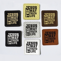 Laser Engraving PU Cap Hat Patches