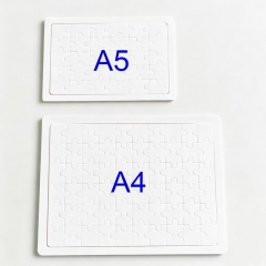A4 A5 Sublimation MDF Puzzle with frame