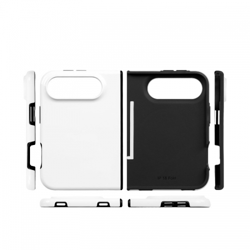 3D 2 in  1 Sublimation Coated Phone Case for iphone 18 fold
