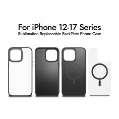 Sublimation Magnetic Phone Case with Replaceable Backplate